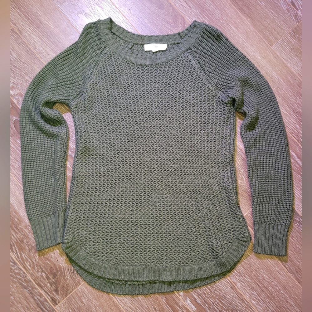 Pinque Dark Green Knit Sweater